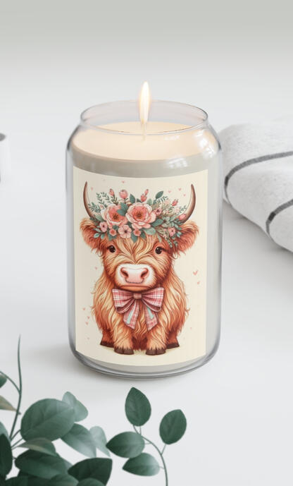 Christmas Sipping Glass with lid and straw